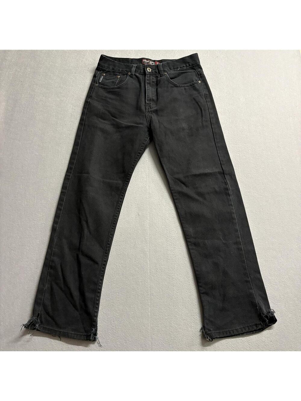 Oscar Jeans Selected 2019 Womens Black Straight Leg Denim Jeans Size 30x30